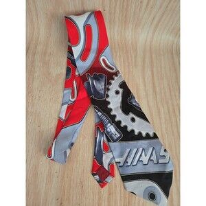 Haas Automation Neck Tie Formula One 1 Haas 2000 RACING NASCAR VINTAGE NEW